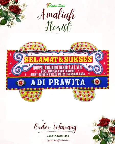 Papan Bunga Ucapan Selamat Kubu Hitu